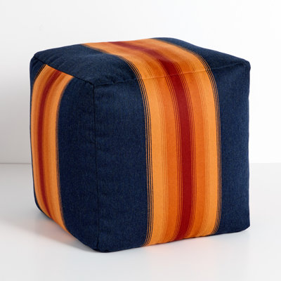 Repose-pieds d'extérieur avec coussin en Sunbrella® Barrydale