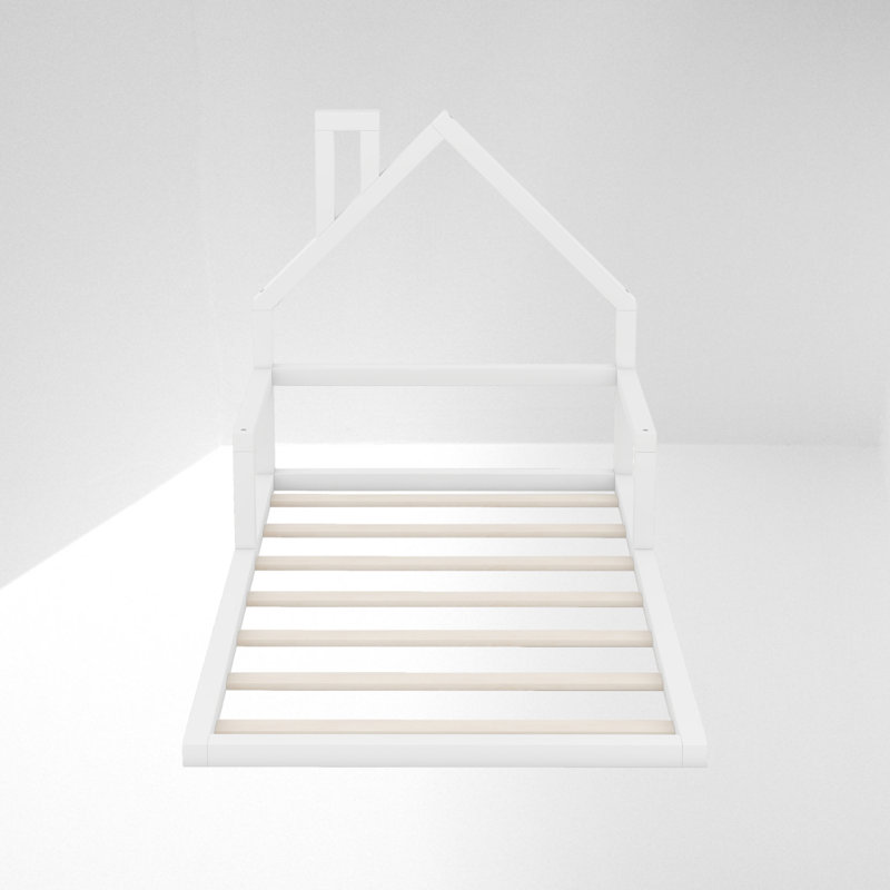 Kids Platform, White, Twin