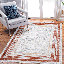 MARFI Collection 5X7 Brown / Ivory / Bordered Area Rug