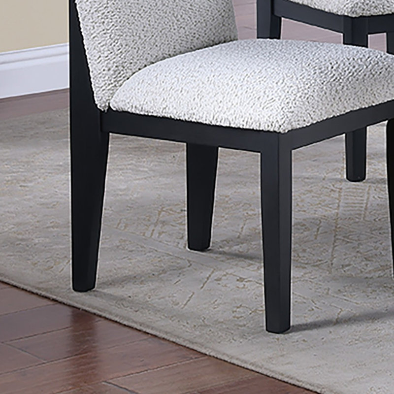 Chaises de salle à manger Soft Cozy Texture 2pc