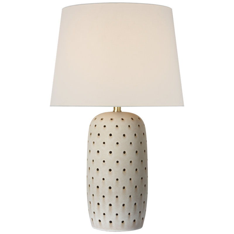Chapman & Myers Samara 30" Table Lamp with Linen Shade, Natural