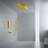 Brindisi Brushed Gold LED Shower System with Touch Panel Thermostatic and Multiple Functions
