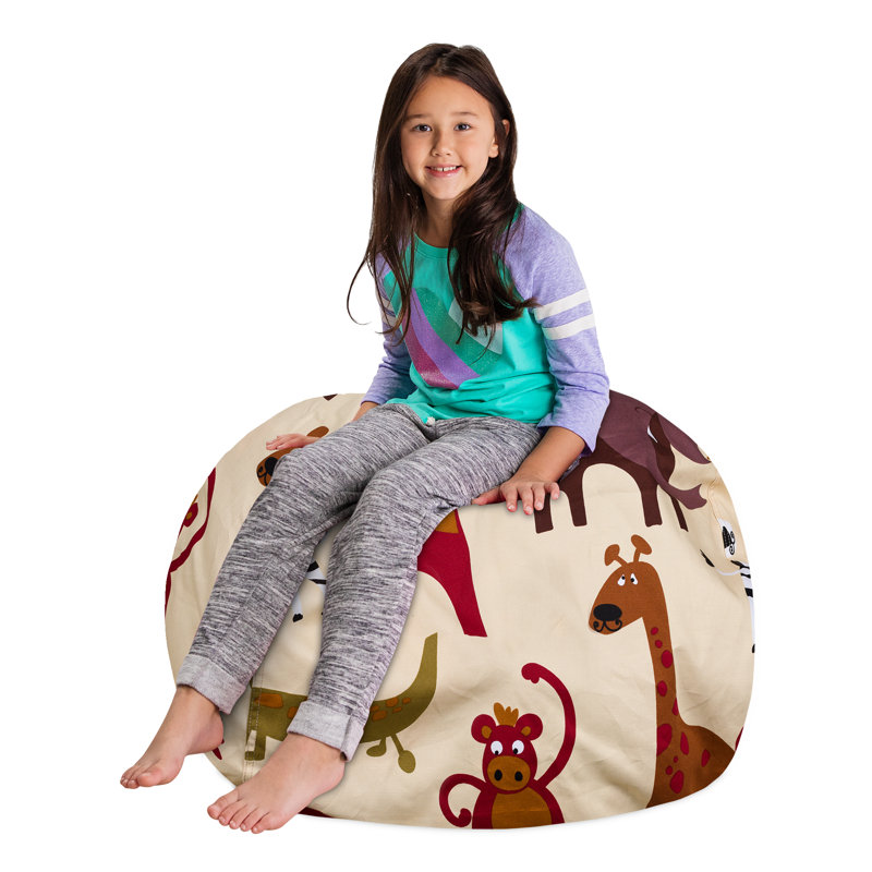 Housse pour fauteuil à billes Kids, Grand - 38 po, Bleu sarcelle chiné
