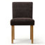 Chaise de salle à manger rembourrée en lin 18,5 po (ensemble de 8)-1822706184