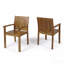 Chaise de salle à manger, ensemble de 2