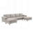 Upholstered U-Shaped Sectional Symmetrical-67448044