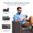 Naresa 5-Piece Outdoor Set  4 Swivel Gliders & Fire Pit Table, 55K BTU Heat, All-Weather PE Wicker-477076108-477076111