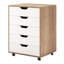 49cm Wide 5 -Drawer Mobile File Cabinet-1214423110