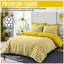 Luxury Gingham Microfibre Duvet Cover Set with Pillowcases Soft Breathable Easy Care Bedding All Sizes-121881310-121881323