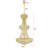 Ston Easton 32-Light Crystal Empire Flush Mount-23029615