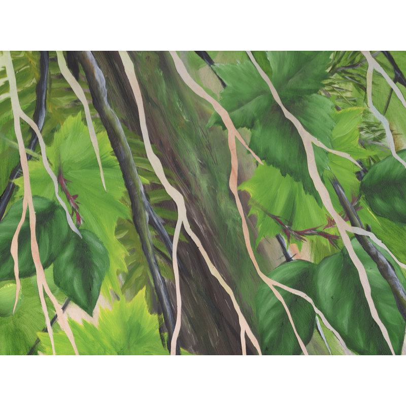 " Cascadia Panel #2 " by John Smither, Black Framed Paper, 20" H x 16" W