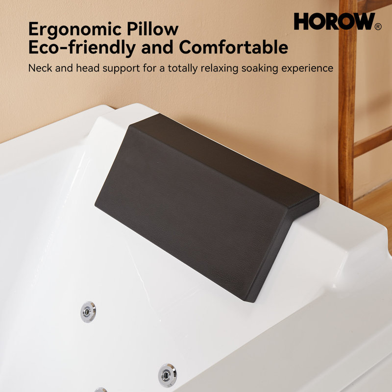 59" Whirlpool Bathtub With Left Drain, Left