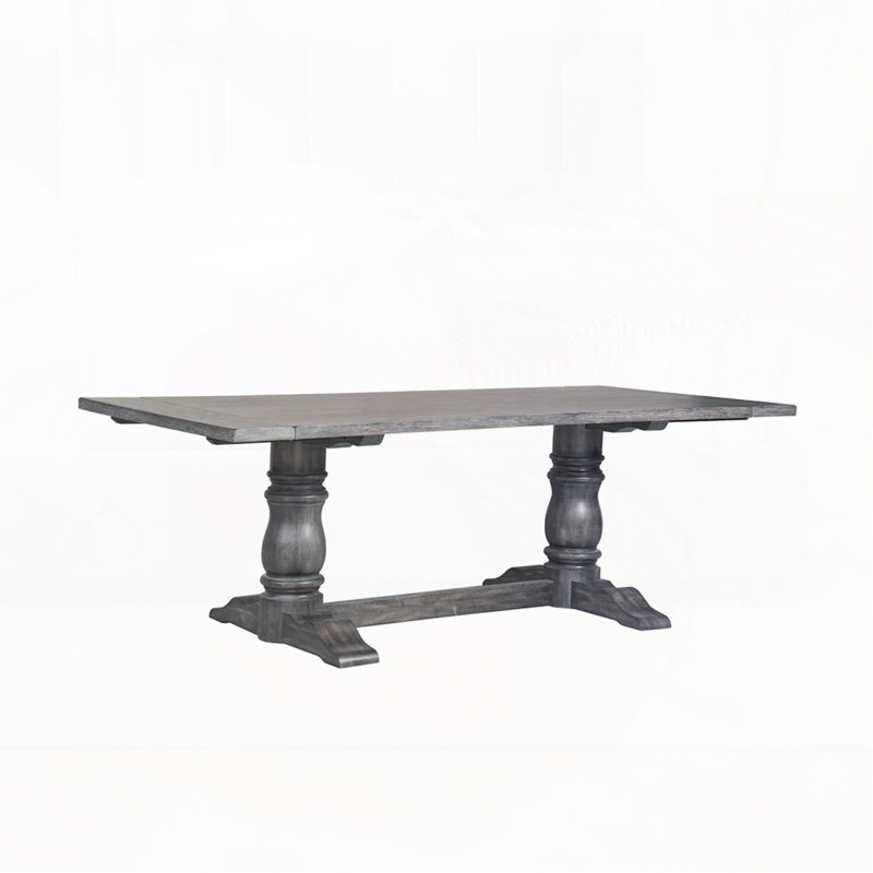Gray Finish Dining Table