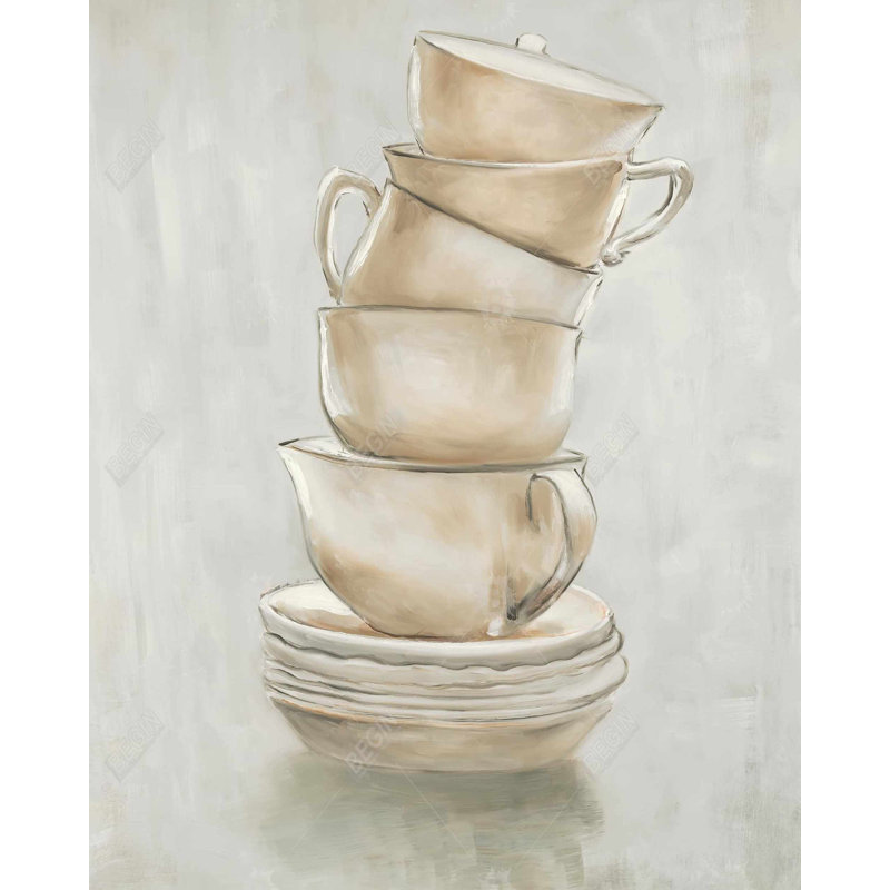 Coffee Mugs Print On Canvas