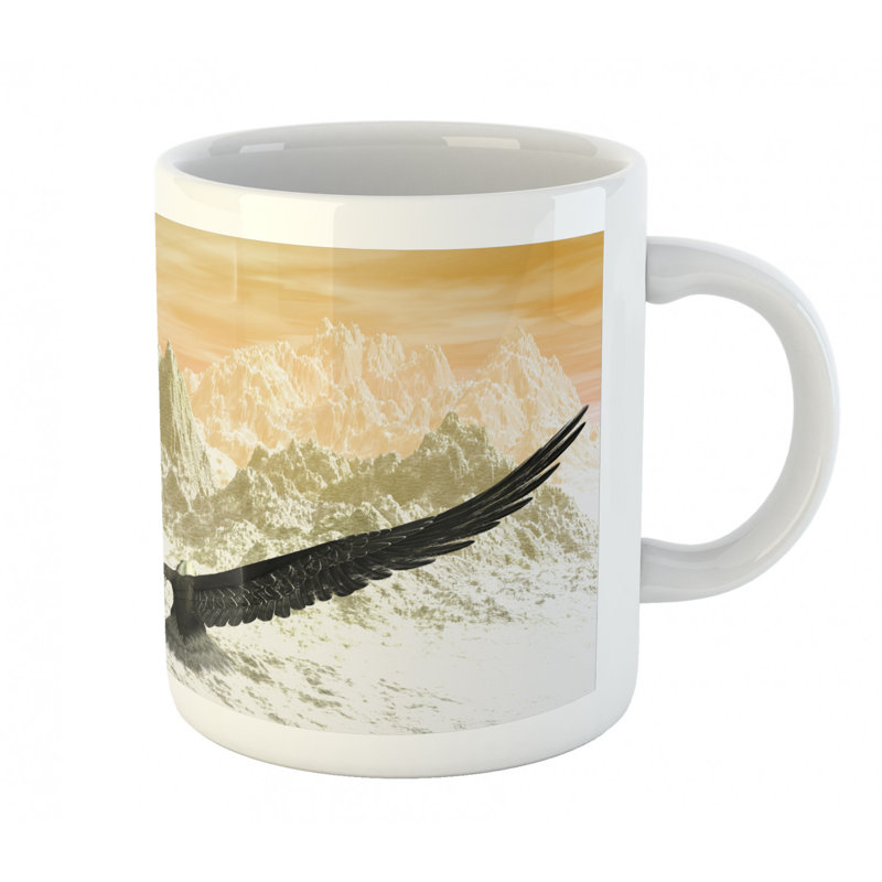 Grande tasse à café oiseaux