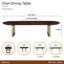 Houston Oval Dining Table - Walnut