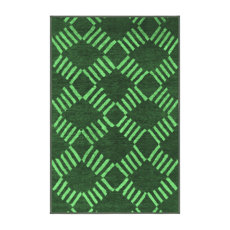 Washable Moroccan Indoor Rug, Rectangle 2' x 3'