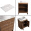 Ensemble de meuble-lavabo autoportant double avec 5 portes Tarnby-1121159307-1121159317
