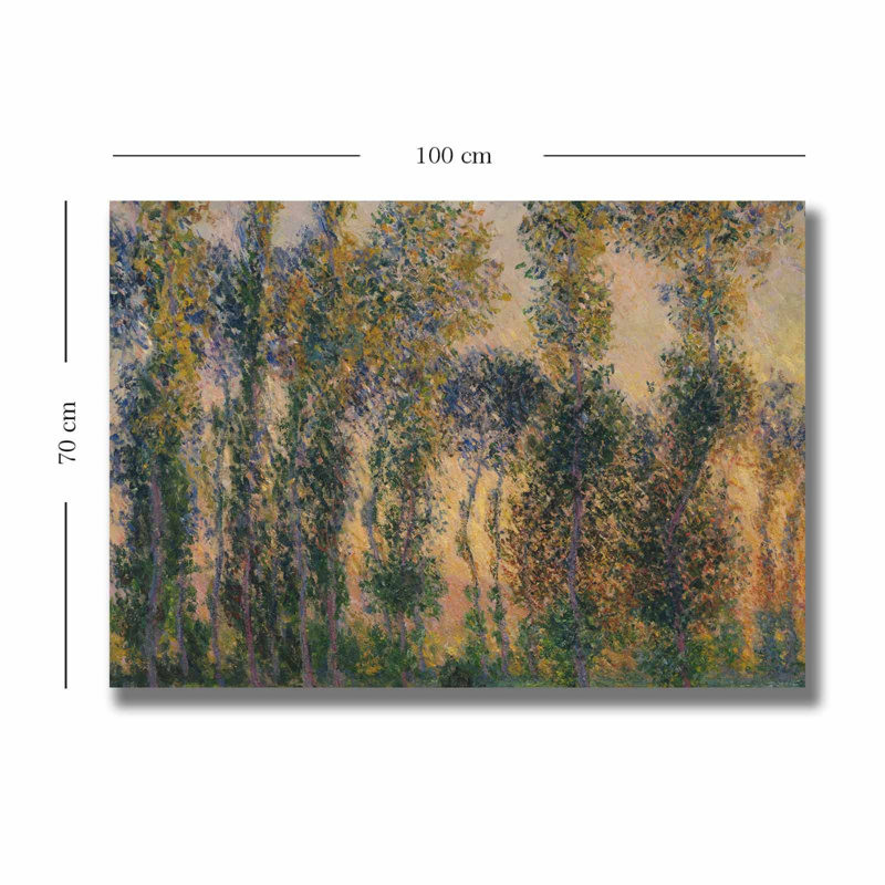 Claude Monet - peinture sur toile tendue
