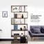 192cm H x 80cm W Geometric Bookcase