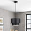 Luminaire suspendu noir 1 lumière Acklin-117592173-117592176