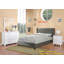 Mobilier de chambre à coucher avec lit double et lit double