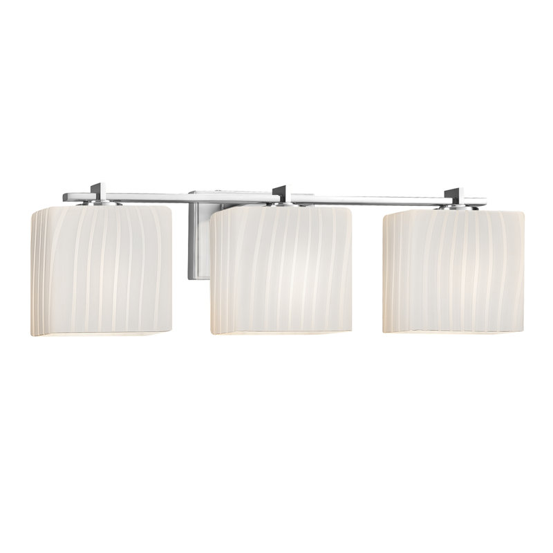 Casson 3 - Light Dimmable Vanity Light, Polished Chrome