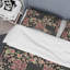 Patchwork floral rose - ensemble de housse de couette abstrait - microfibre de polyester-137866231