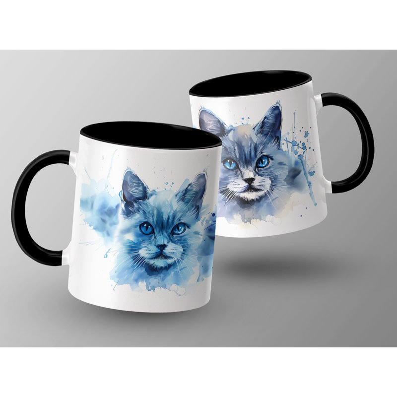 Ceramic Coffee Mug, 3, Black