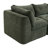 Compression Sectionals Chenille 111.8 Inch Modern L Shape For Home