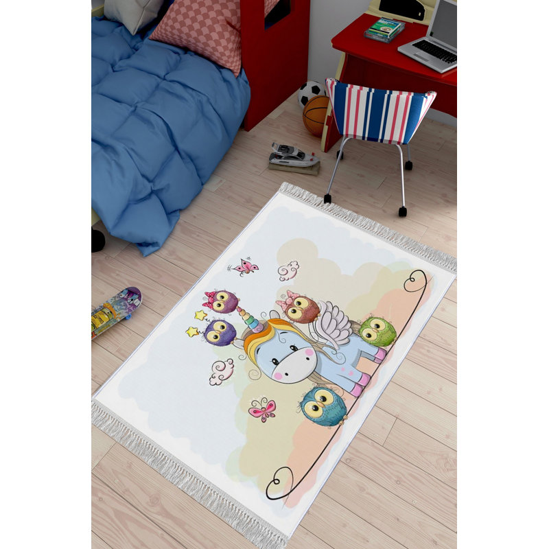 Luxurious Velvet Area Rug, 5.9 x 9.2 Feet | 100% Velvet Fabric, 100% Cotton Sole, 0.4 in Pile Height | Antibacterial, Non-Slip, Machine Washable | Elegant 3D Digital Print for Living Room & Bedroom Decor