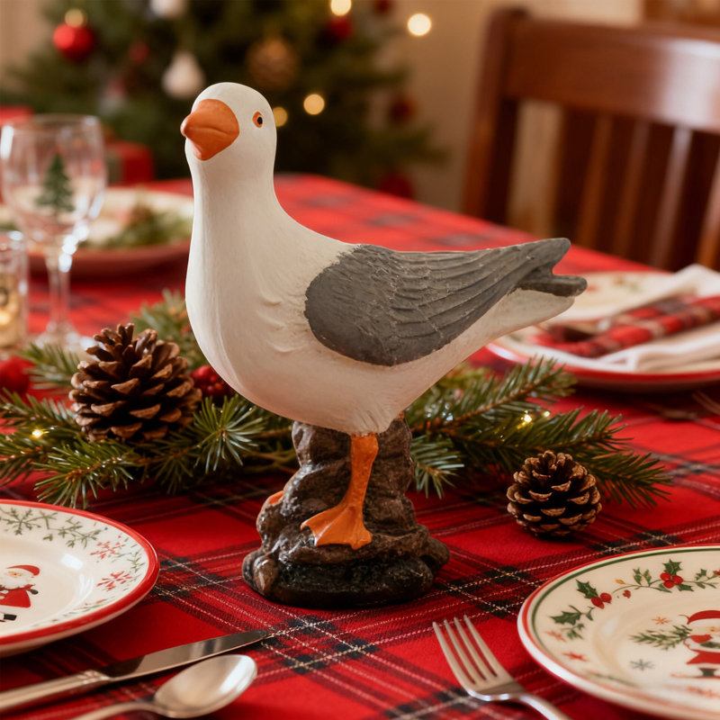Figurine de Noël en résine, Grey
