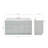 Hamlet 66.25'' Bathroom Vanity with Carrara Quartz Top-94003750-121645309