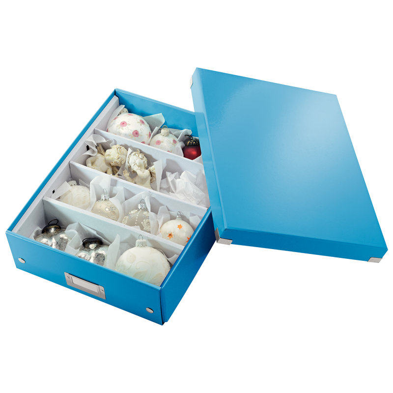 Leitz Decorative Bin, 28.1cm H x 10cm W x 37cm D, Blue