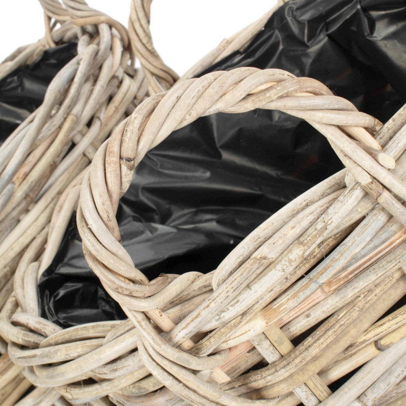 Maida Wood Pot Planter