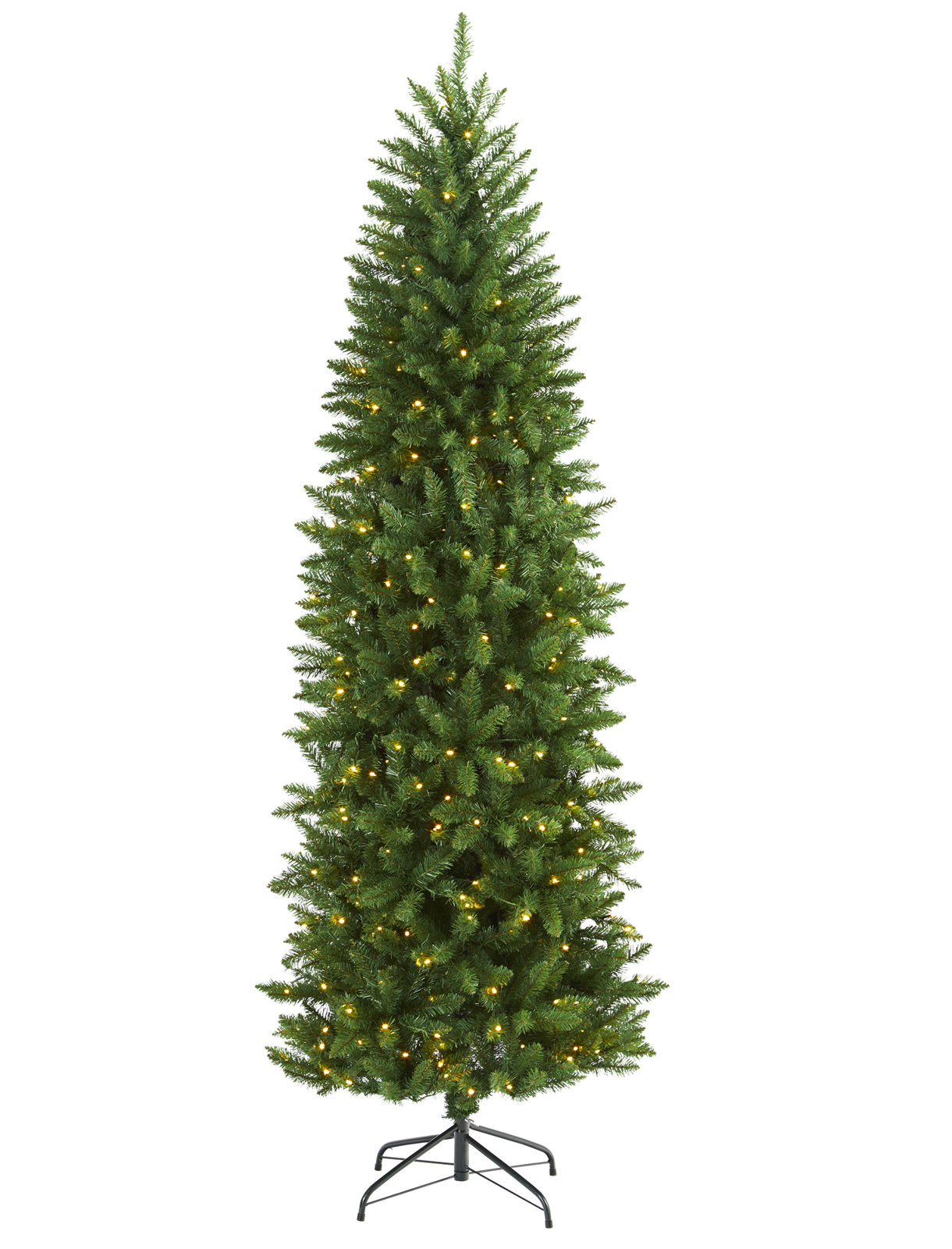 Lighted Artificial Christmas Tree, 6.5' H
