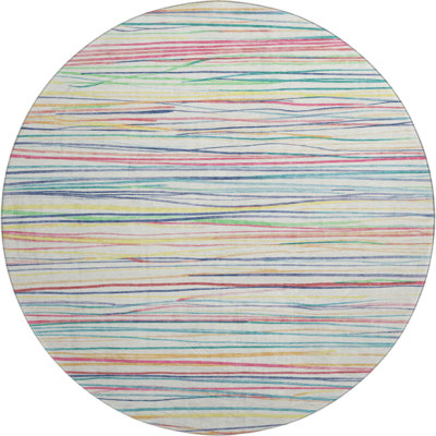 Premium Machine Washable Harjo AMF1603 Stripes Rug