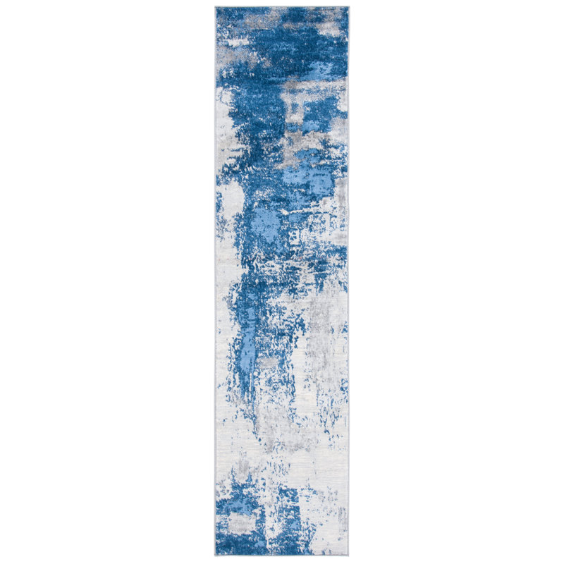 Jasper 100 Performance Abstract Rug, Runner 2' x 8'