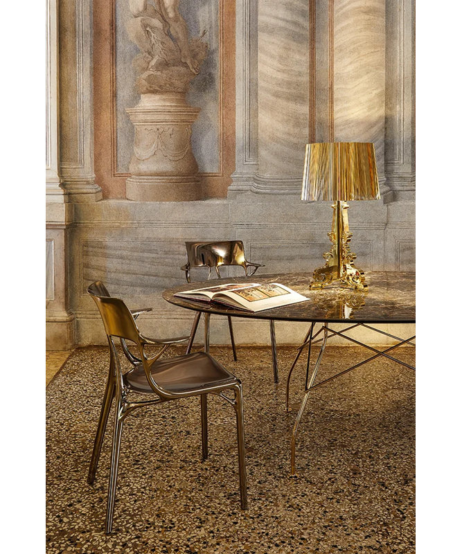 Bourgie Table Lamp, Gold
