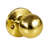 Ball Polished Brass Dummy Door Knob-7224949
