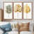 Toile avec cadre flottant brun
