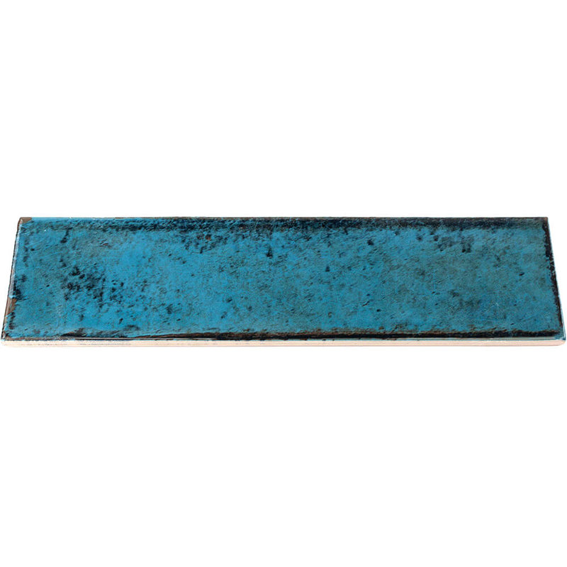 Chateau 3" x 12" Polished Ceramic Subway Wall Tile (5.38 Sq. Ft. / Case), Blue