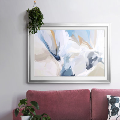 Fresh Air II - Cadre encadré avec biseauté mat et verre