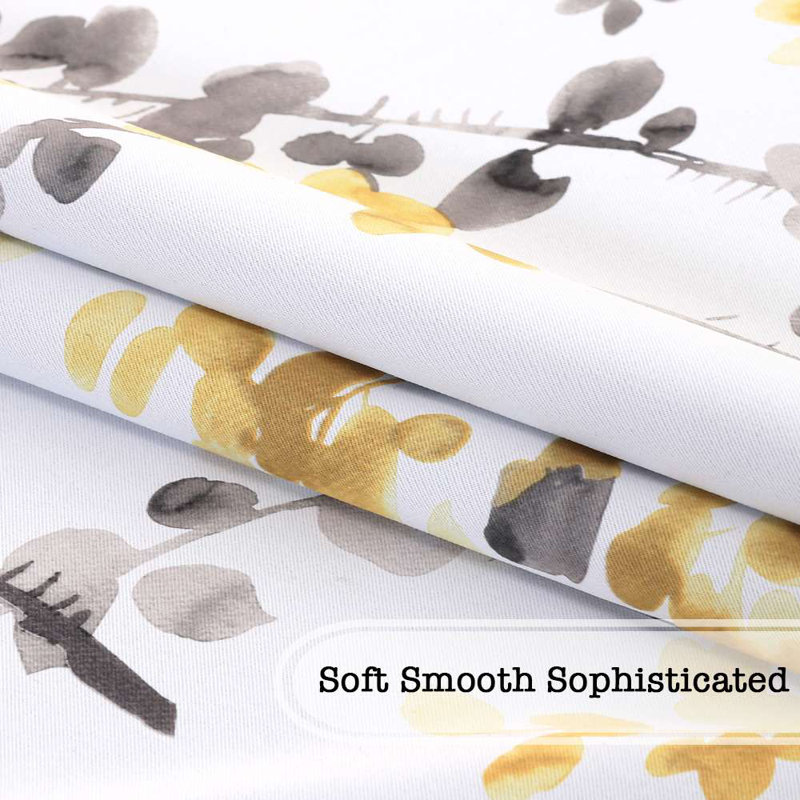 Blackout Tie Up Curtain - Thermal Insulated Balloon Curtain for Small Window Adjustable Kitchen Tie Up Curtain (Rod Pocket Panel)