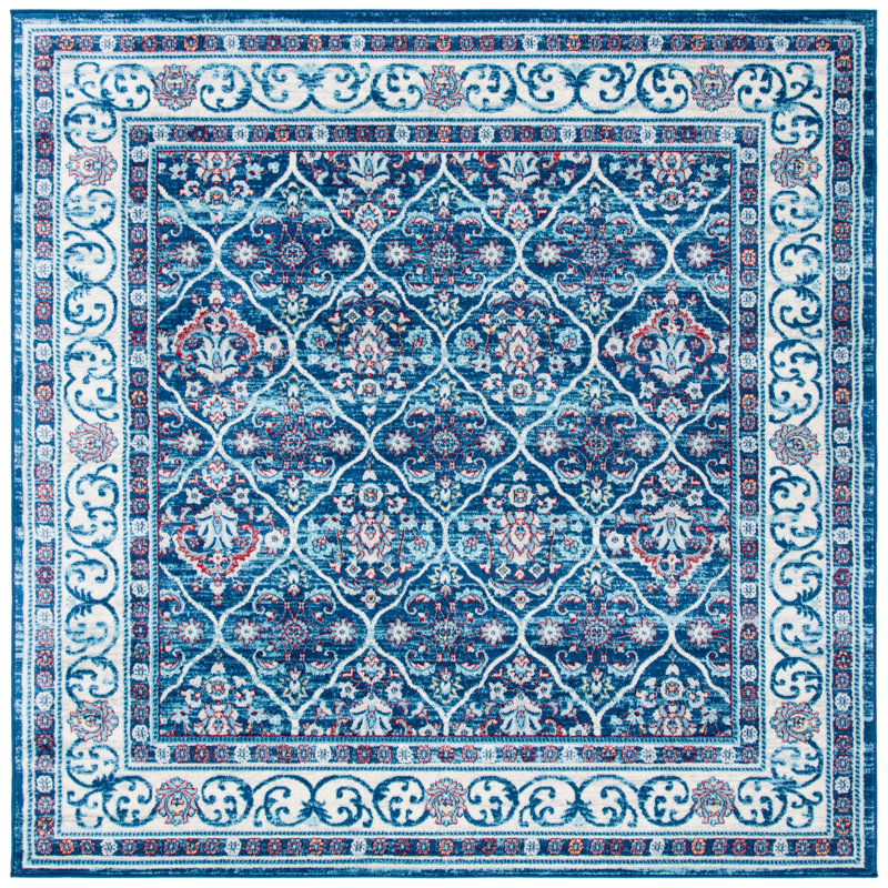 Brentwood Performance Oriental Rug, Square 6'7"