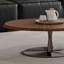 Renaissance-style minimalist round coffee table