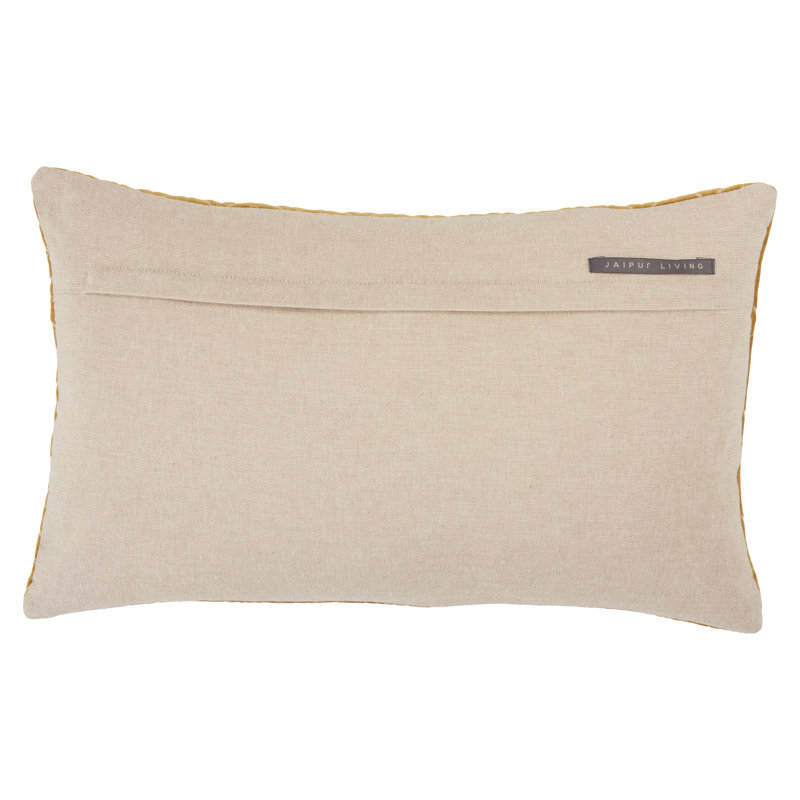 Coussin Ryans, Or, Polyester/ Bourre en polyester, Rectangle 13" H x 21" W