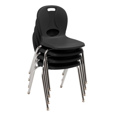 Structure Series Plastic Stacking Classroom Chairs with Contoured Seats