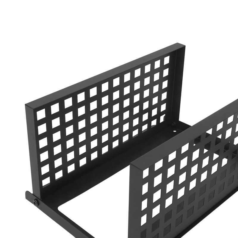 2-Tier Foldable Wall-Mounted Rack For Laundry Room, Bathroom, RV