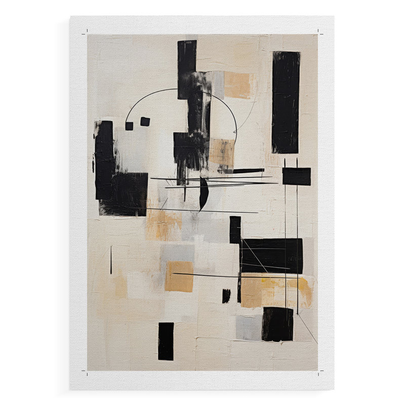 ABSTRACT Series CCCC - Impression sur toile seulement - NON-CADRE, H 18 po x l 12 po